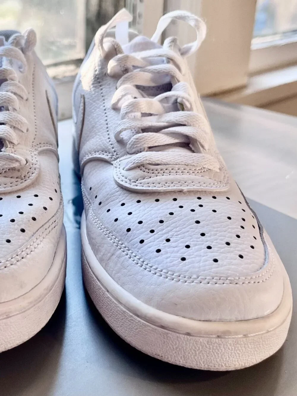 Nike Court Vision Low — Women's 7.5 — White — $24 OBO